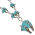 Mesa Design Sterling Silver Multicolor Bear Link Necklace Set WX71711